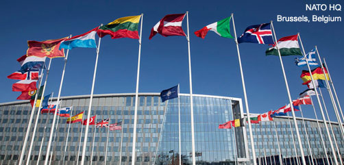 NATO HQ, Brussels, Belgium - ALLOW IMAGES 