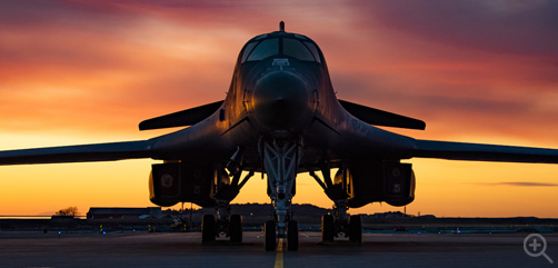 Supersonic Boeing B-1B Lancer heavy-bombers were involved in the first round of retaliatory strikes on Iran’s IRGC Quds Force and affiliated militia groups in Iraq and Syria.  Image: DoD. ALLOW IMAGES
