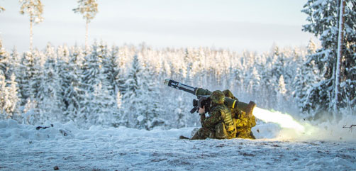 Ukrainian armed forces test fire FGM-148 Javelin man-portable fire-and-forget anti-tank missiles supplied by the U.S. and other members of NATO. - ALLOW IMAGES
