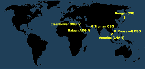 Fleet and Marine Tracker Map as of March 9, 2020  - ALLOW IMAGE8