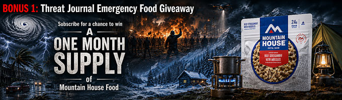 Bonus: Enter to win a one-month supply of Mountain House emergency food